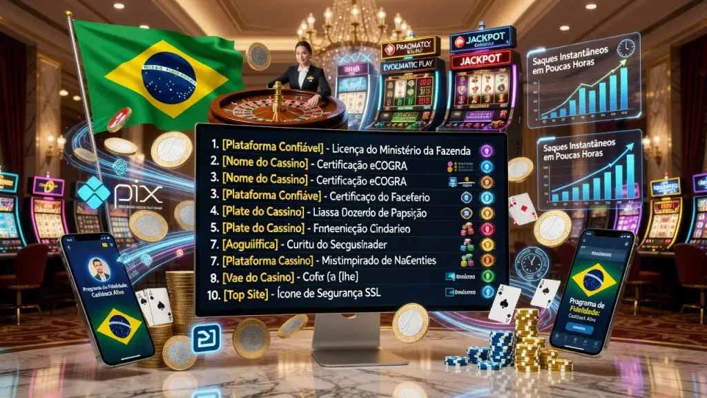 Os 10 Melhores Cassinos Online Legítimos de Agosto 2026: Ranking Completo e Confiável