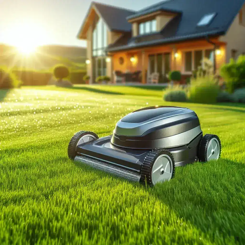 Mesin Pemotong Rumput Robotik Mengotomatiskan Tugas Perawatan Halaman Rumah