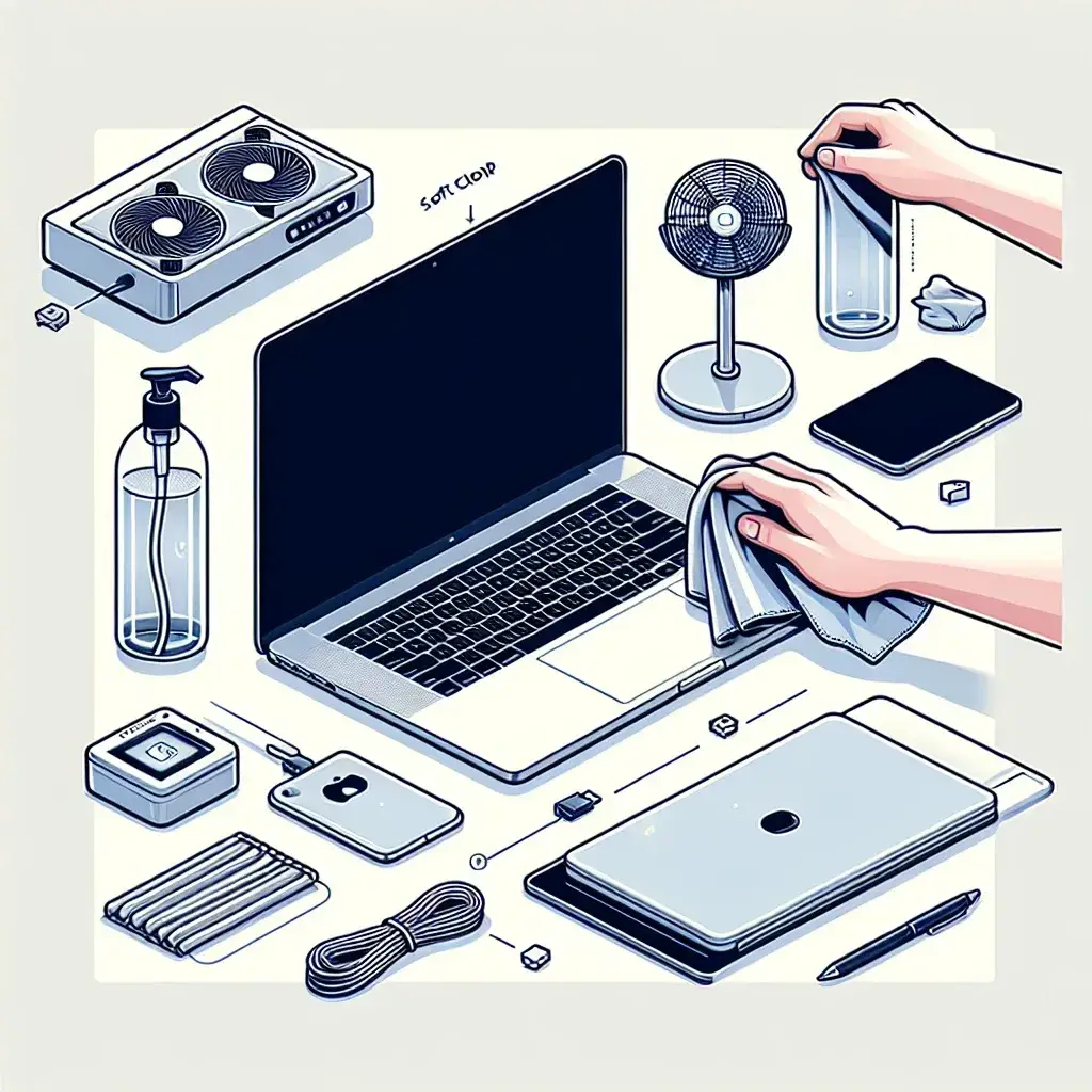 Apa praktik terbaik untuk merawat laptop kerja?