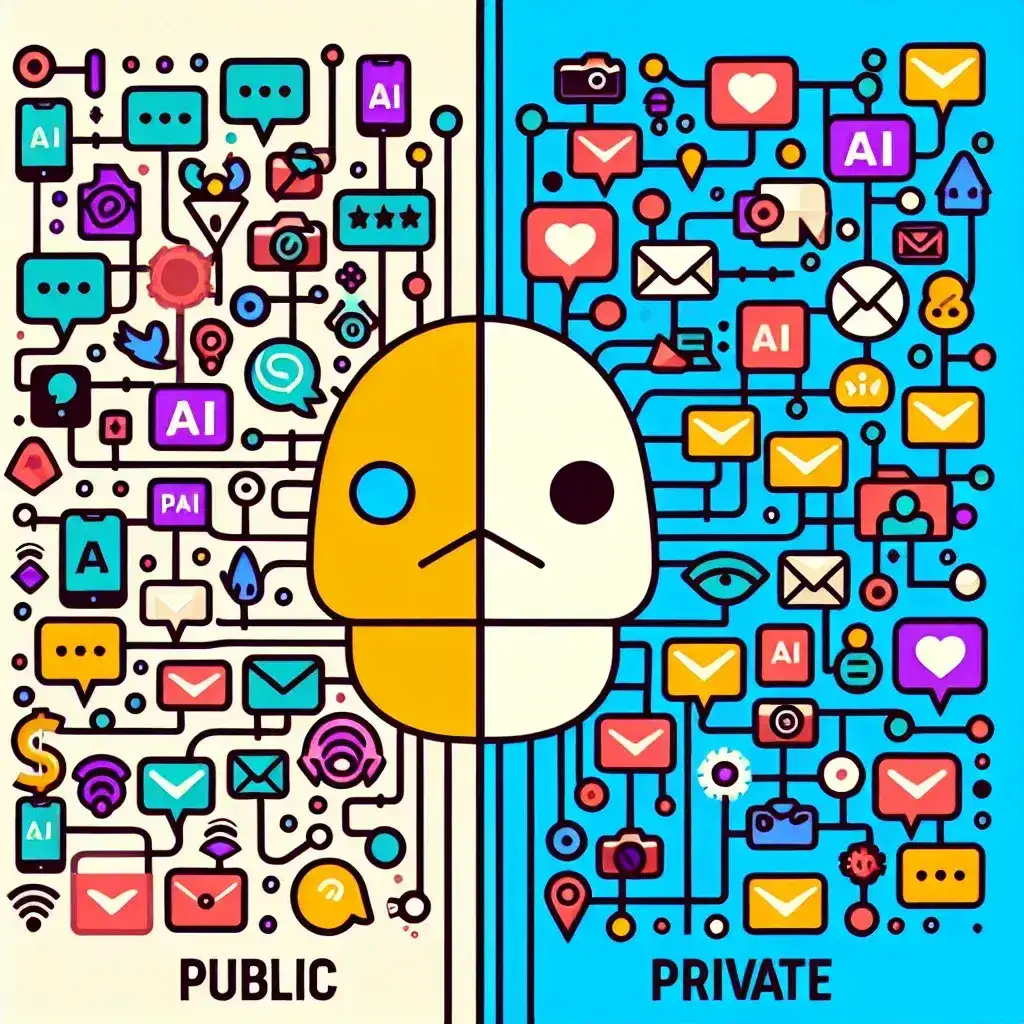 Apa Arti Perbedaan Posting Publik vs Pesan Pribadi dalam Pelatihan AI